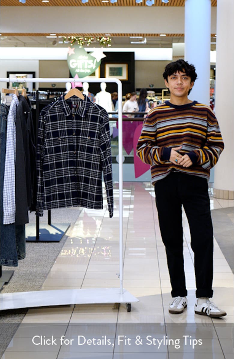 Whitacker Regular Fit Plaid Cotton Button-Up Overshirt, sales video thumbnail