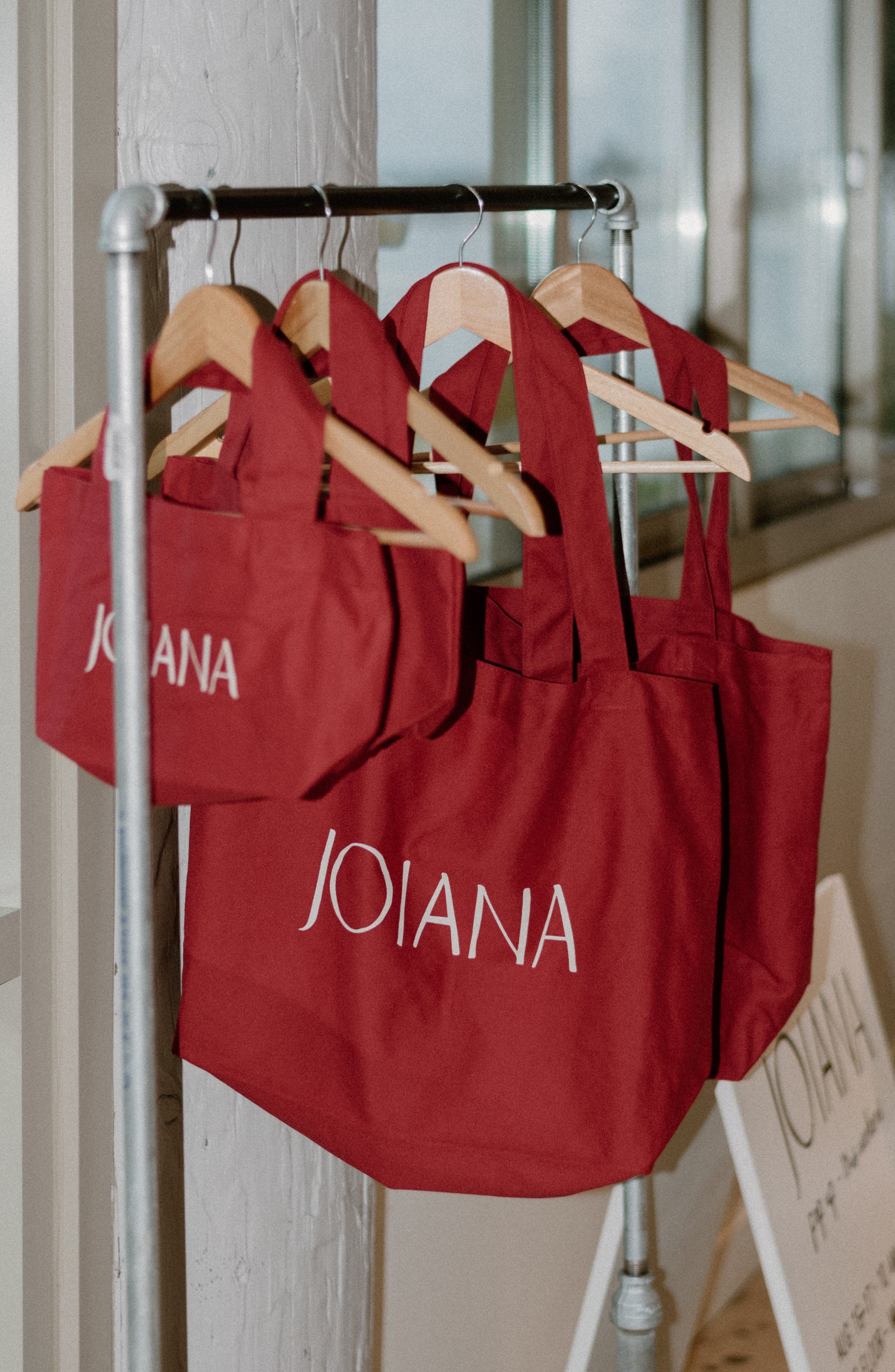 Joiana Jewelry The Everyday Tote Bag, Alternate, color, Tomato