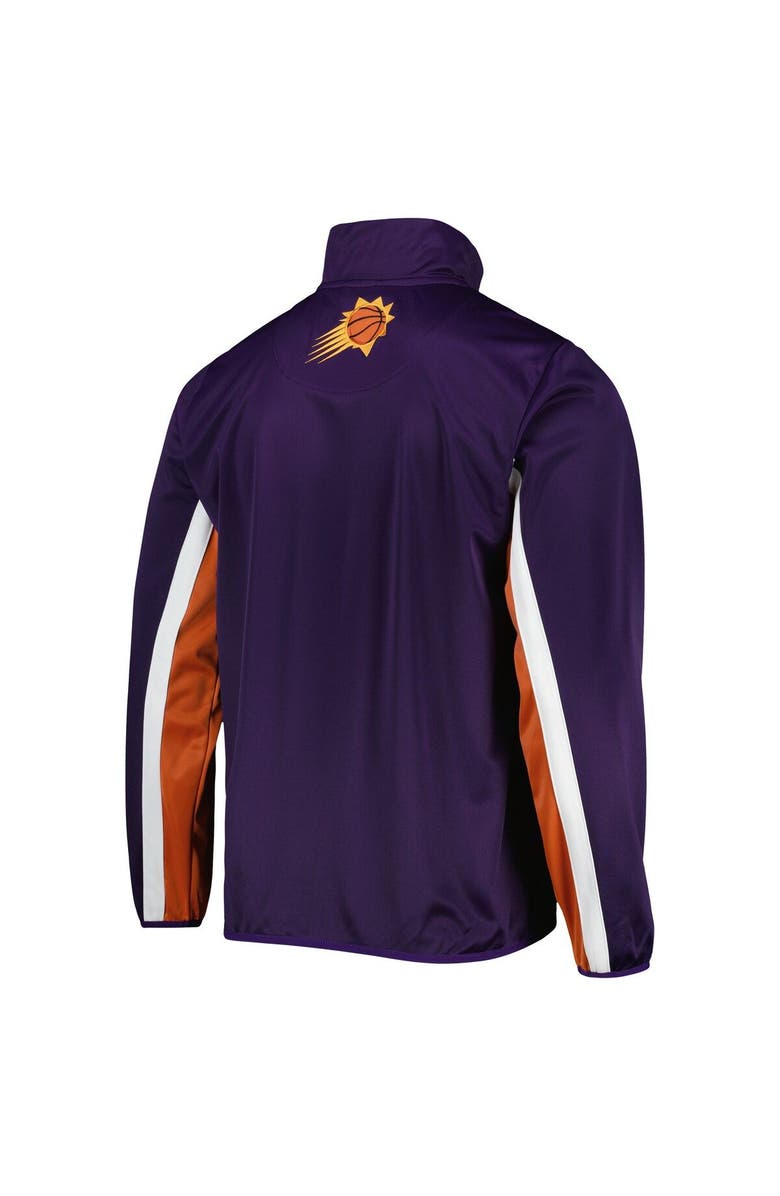 G-III SPORTS BY CARL BANKS Men's G-III Sports by Carl Banks Purple Phoenix Suns Contender Wordmark Full-Zip Track Jacket, Alternate, color, Purple