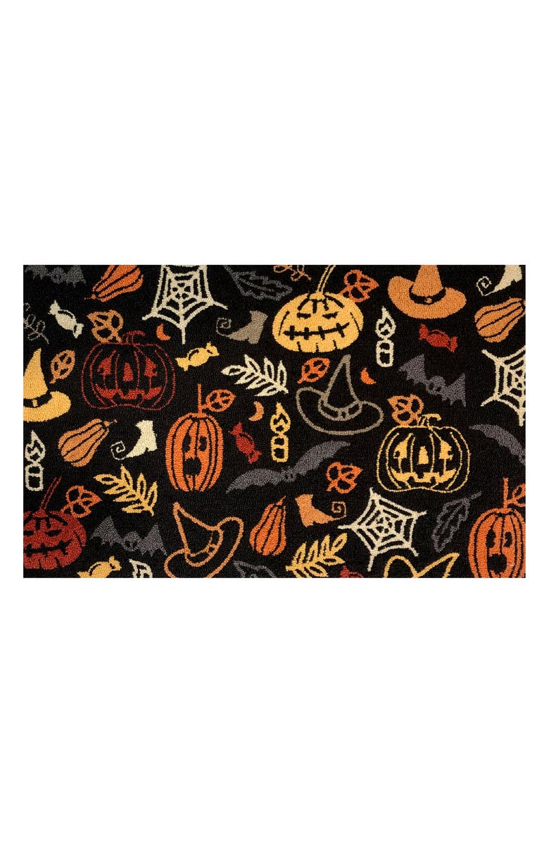 R16 HOME Halloween Icon Door Mat, Main, color,