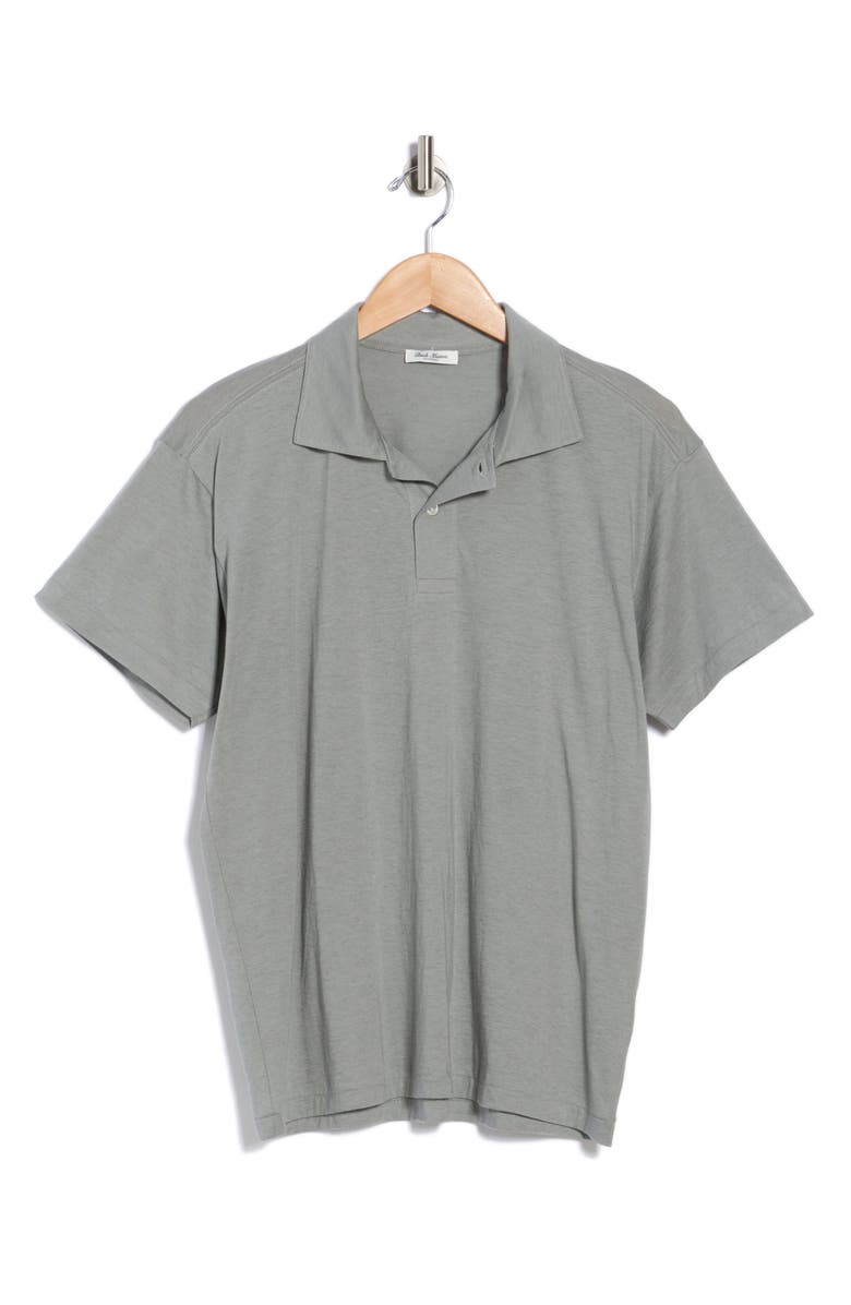 BUCK MASON Cotton & Cashmere Polo, Main, color, Seagrass