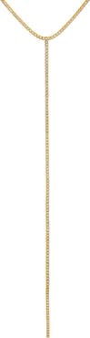 BY ADINA EDEN CZ Tennis Lariat Necklace