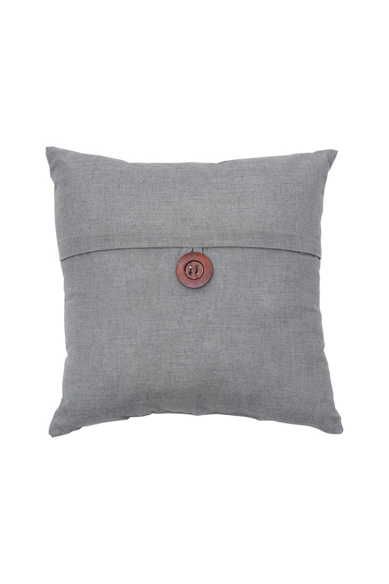 Envelope Throw Pillow, Main, color, Gray