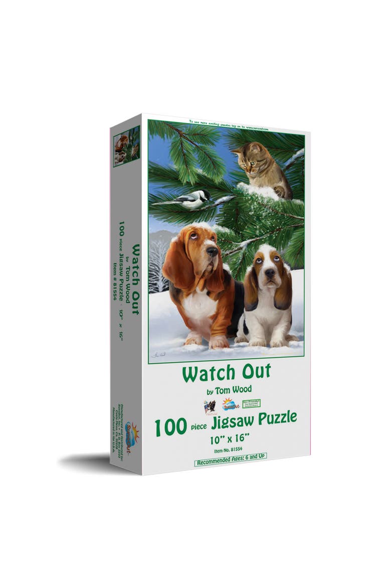 Watch Out 100 piece Jigsaw Puzzle for Adults, Main, color, Multicolor