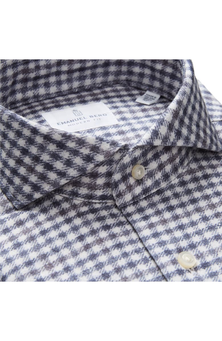 Emanuel Berg Check Modern Fit 4Flex Knit Shirt, Alternate, color, 