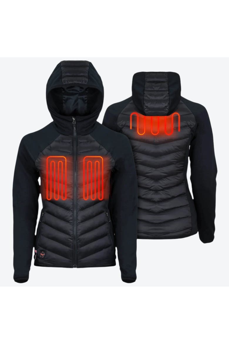 Ventani Hybrid Packable Heated Jacket, Alternate, color, Black