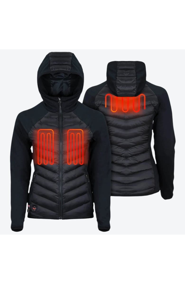 Mobile Warming Ventani Hybrid Packable Heated Jacket, Alternate, color, Black