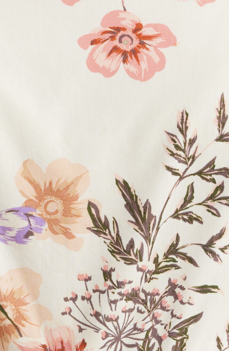 Anne Klein Sleeveless Tiered Dress, Alternate, color, White Dove Multi