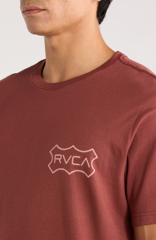 Rvca Genuine  Cotton Graphic T-shirt In Animal Print