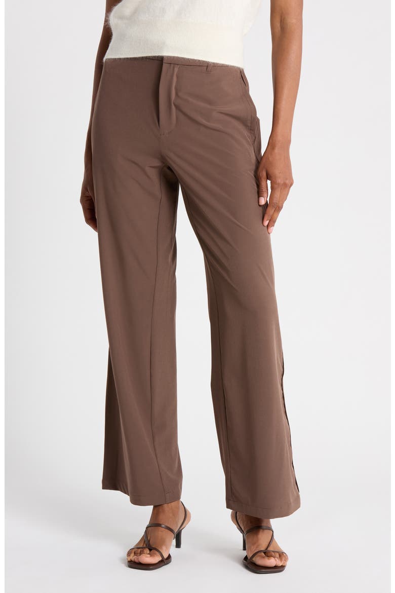 Wide Leg Pants, Main, color, MOCHA