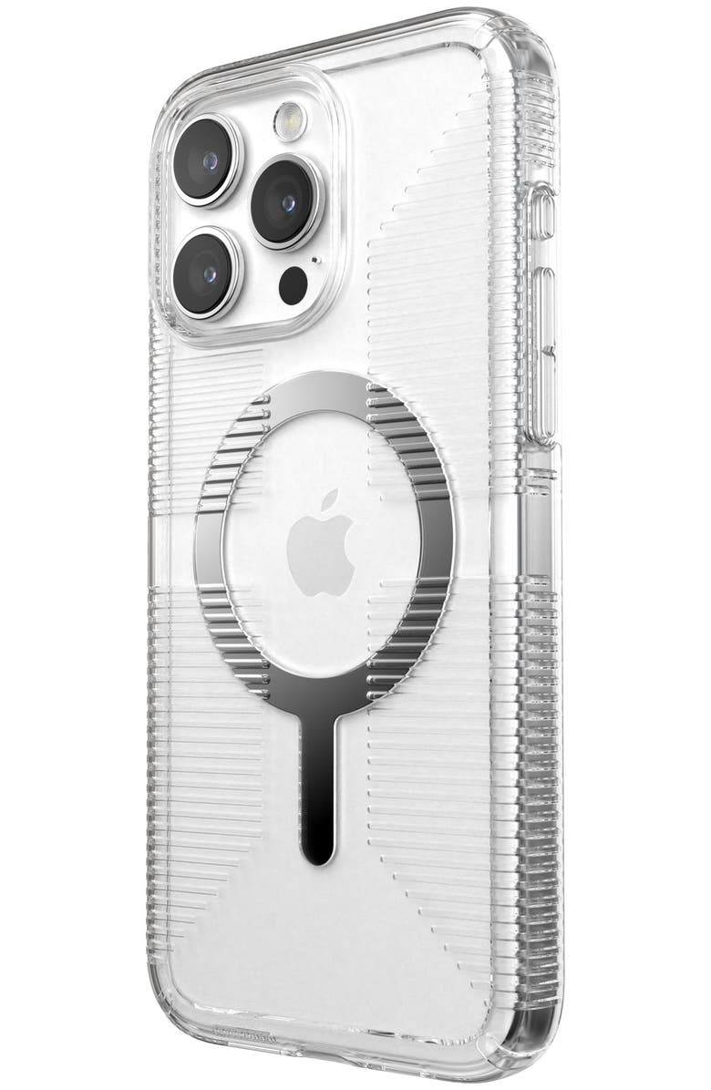 Speck Gemshell Grip MagSafe Case for Apple iPhone 15 Pro Max, Alternate, color, Clear