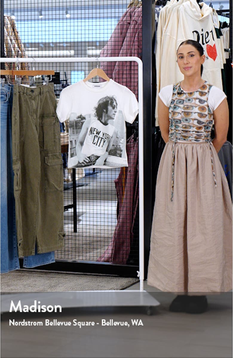 John Lennon NYC Cotton Graphic T-Shirt, sales video thumbnail