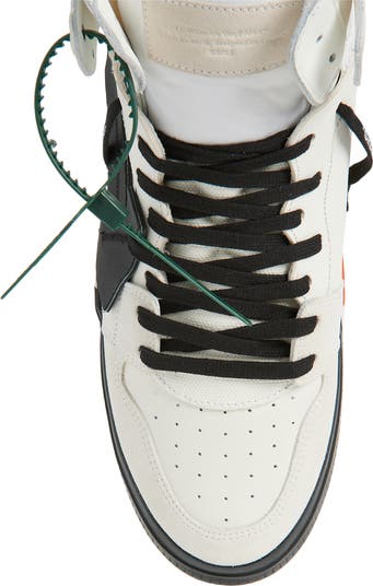 High Top Vulcanized Leather Sneaker