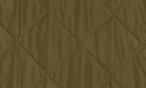 Barbour Sleevless Diamond Pattern Quilted Vest In Green