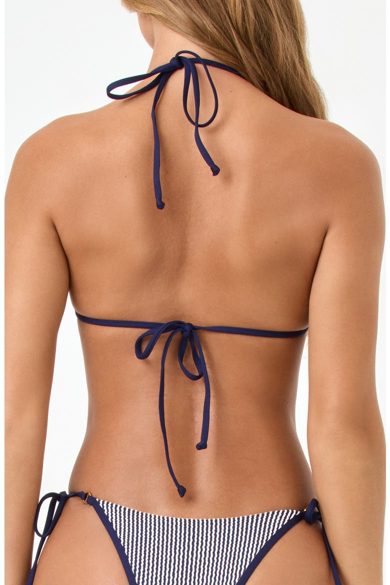 BanningTextured Triangle Bikini Top, Alternate, color, MIDNIGHT BLUE