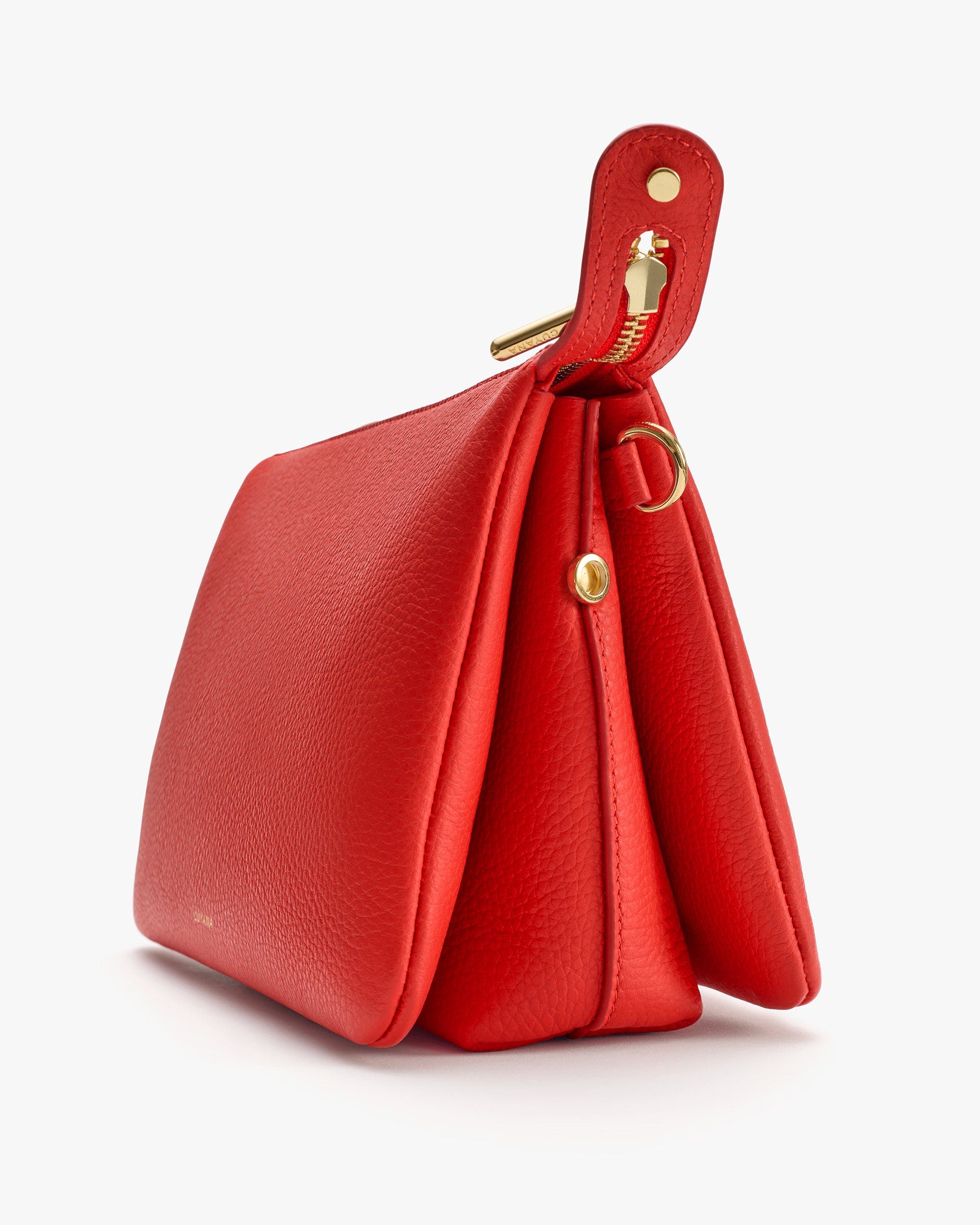 Cuyana Tria Clutch, Alternate, color, Chili