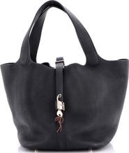 Pre-Owned Hermes Picotin Lock Bag Clemence MM