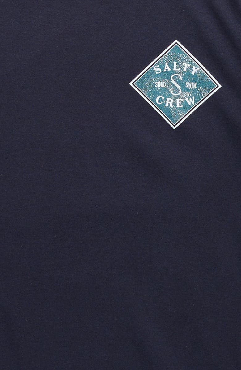 Salty Crew Tippet Fill Graphic Crewneck T-Shirt, Alternate, color, Navy