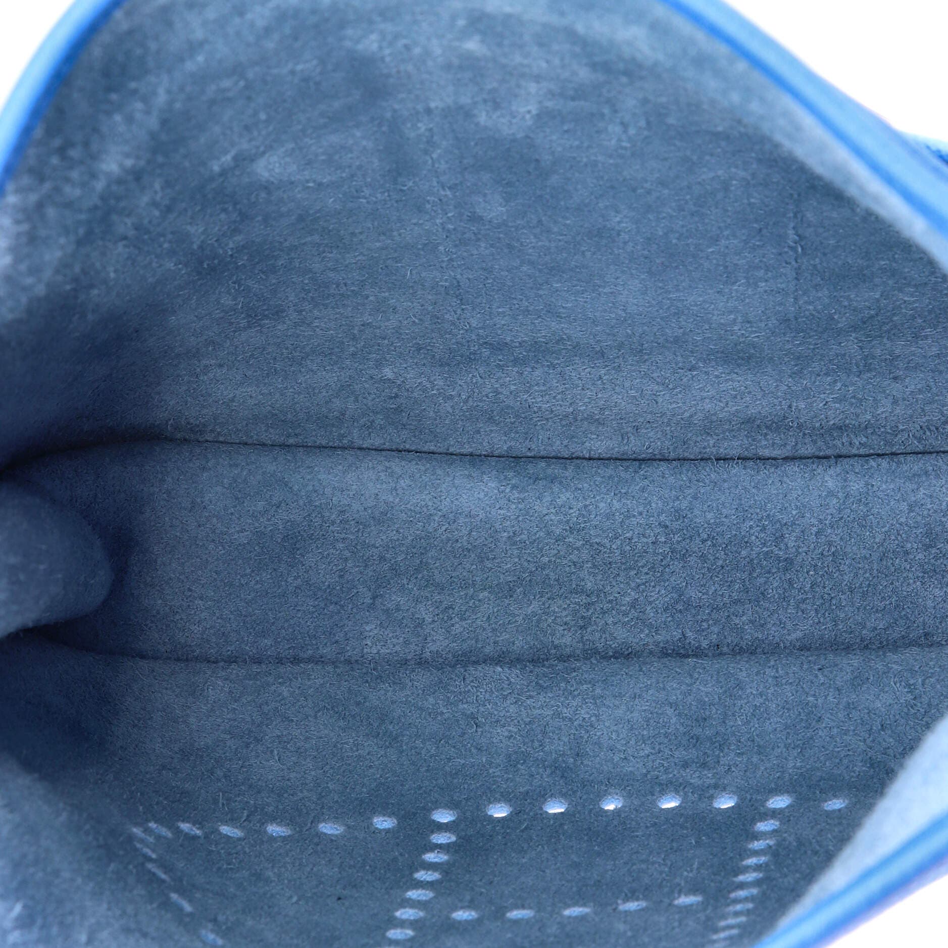 Pre-Owned Hermes Evelyne Bag Gen III Clemence PM, Alternate, color, Bleu Paradis