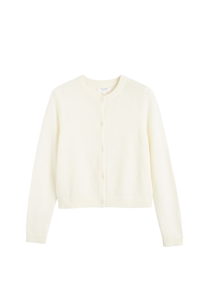 Cloud Cashmere Open Cardigan, Alternate, color, Cream