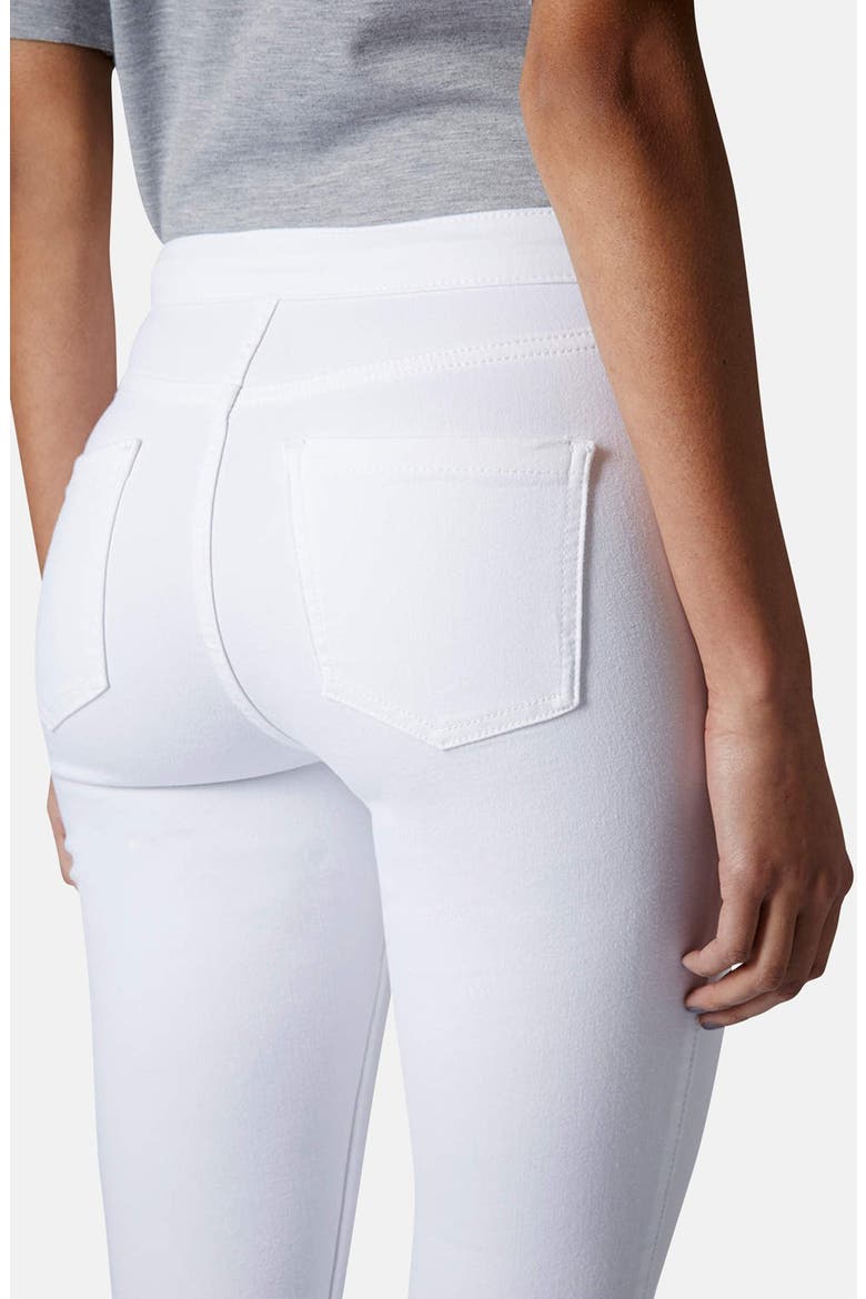 Moto 'Joni' High Rise Skinny Jeans, Alternate, color, WHITE