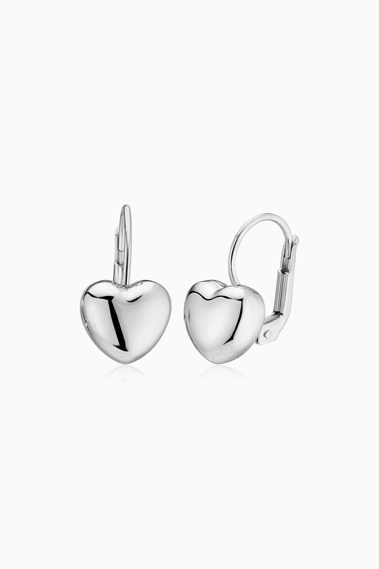Lover Drop Earrings in Sterling Silver, Main, color, Silver