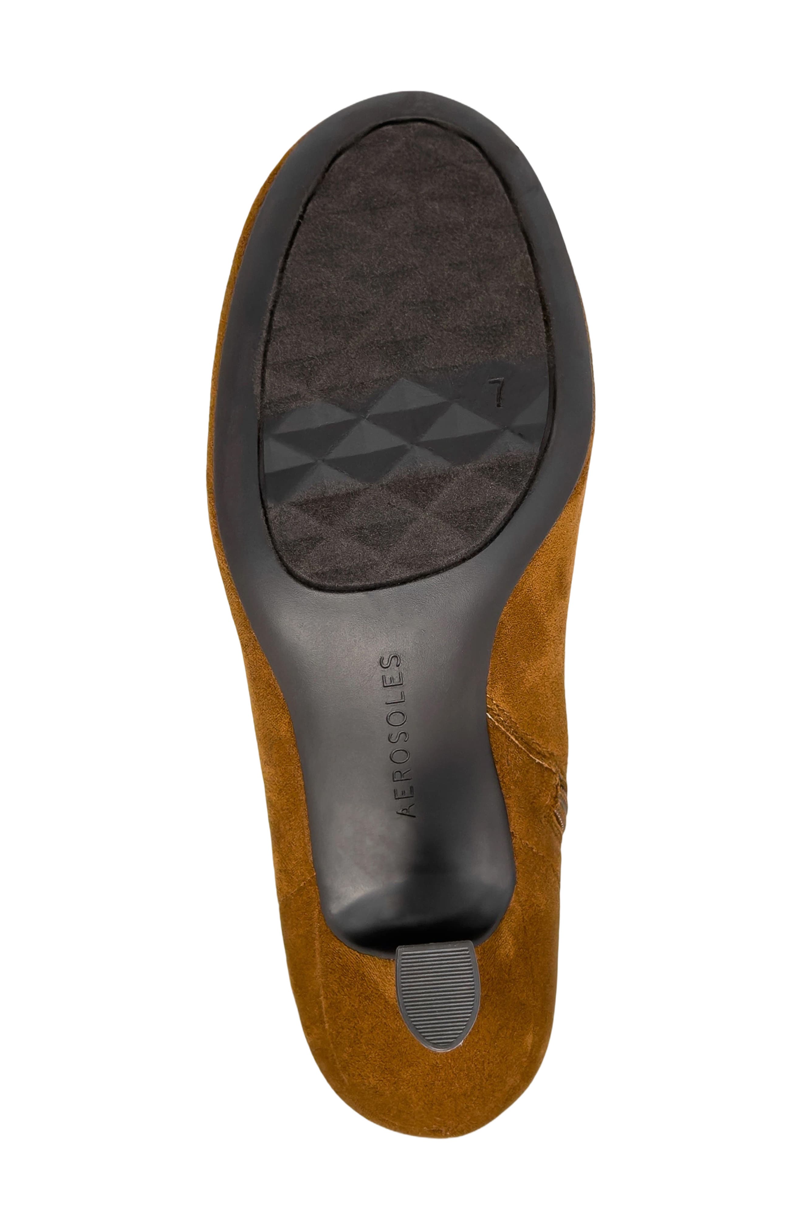Ophelia Faux Leather Bootie, Alternate, color, TOBACCO