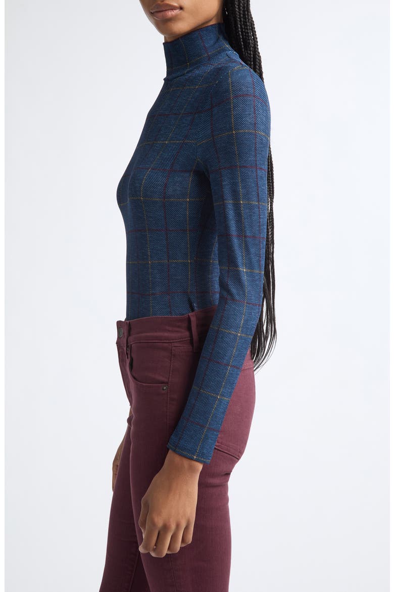 Wyeth Turtleneck, Alternate, color, TEAL MULTI