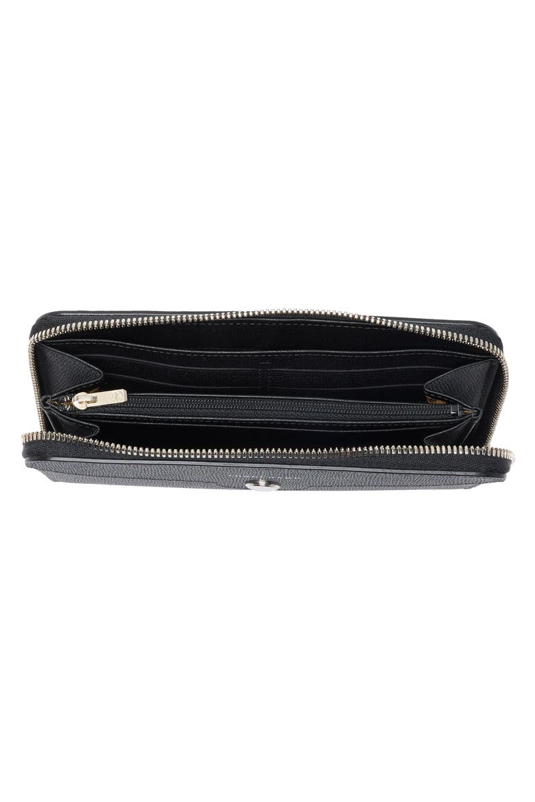 Go Zip Around Wallet, Alternate, color, BLACK