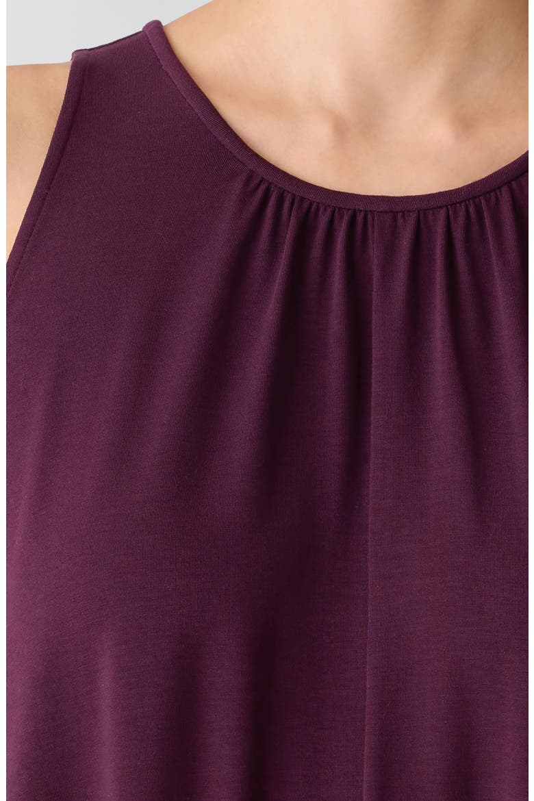 Sleeveless Jersey Maxi Dress, Alternate, color, BLACKBERRY