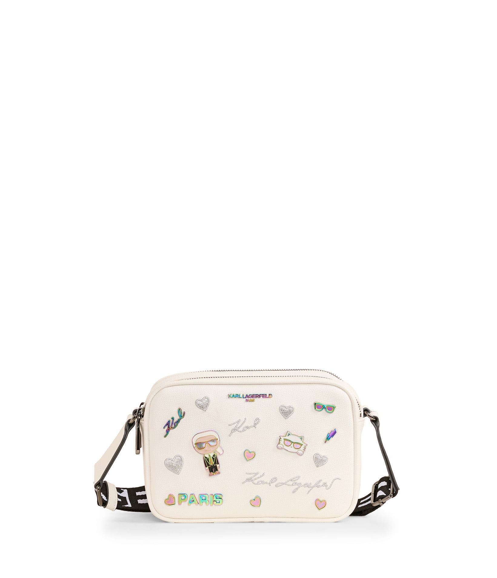 Maybelle Crossbody, Main, color, White/Sparkle