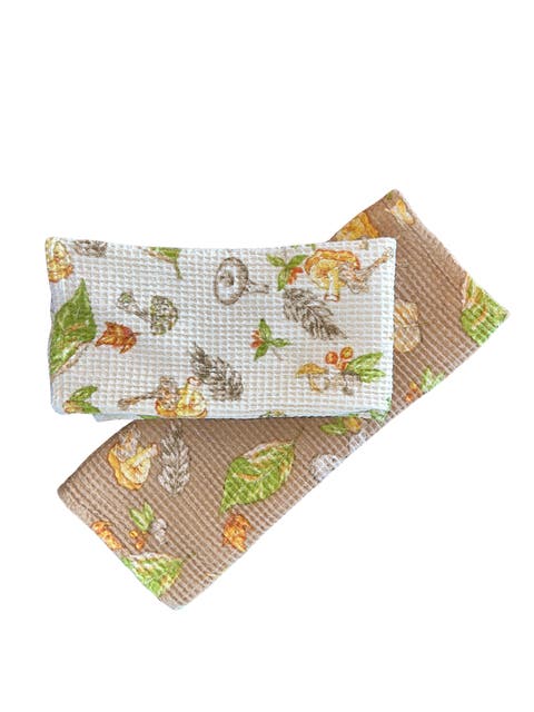 Mushroom Tea Towels, Set of 2