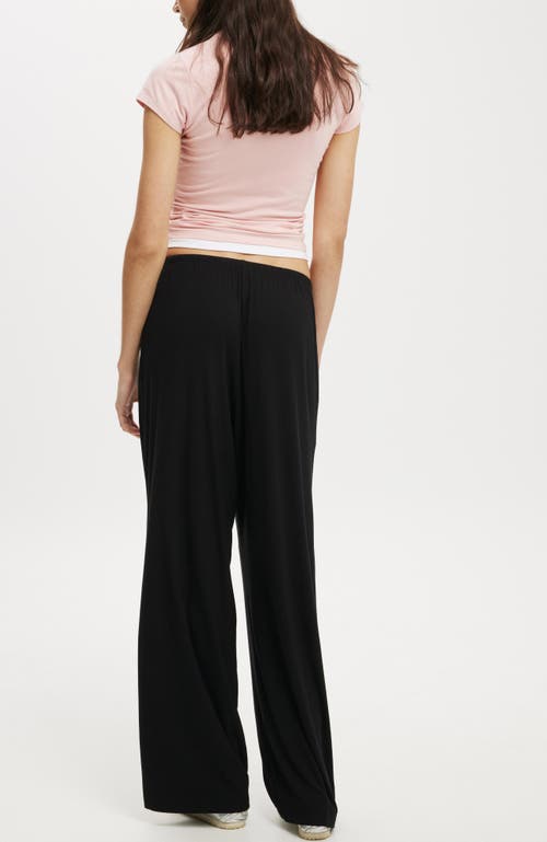 Cotton On Blair Wide Leg Pant In Black