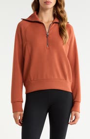SPANX® AirEssentials Half Zip Sweatshirt