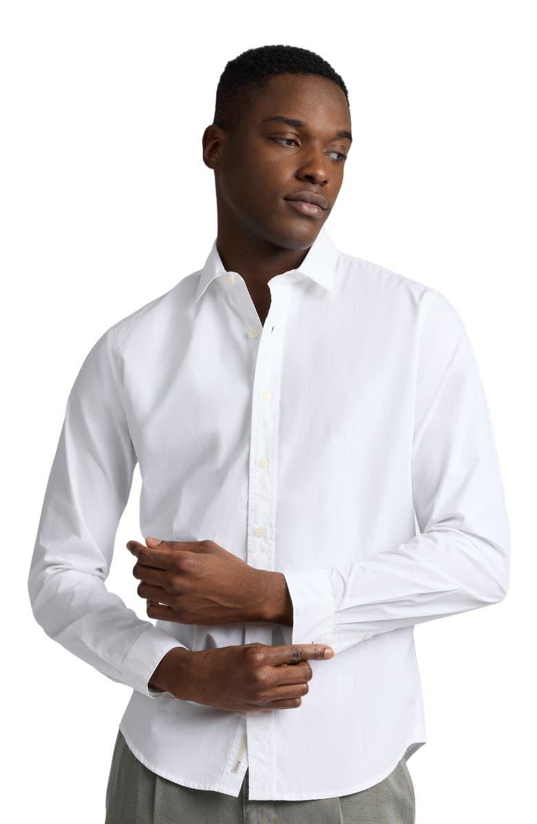 Onia Poplin Button Down Long Sleeve Shirt, Alternate, color, 