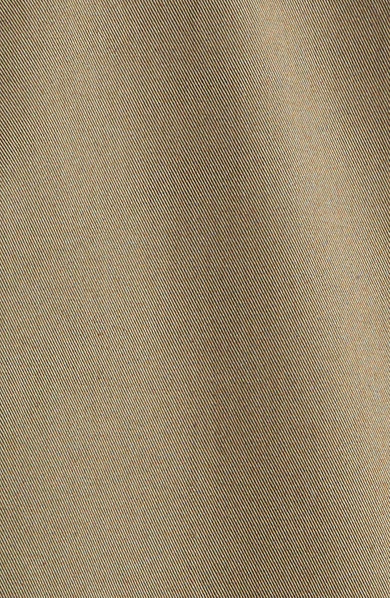 Cinq à Sept Peri Stretch Cotton Twofer Blazer, Alternate, color, Dark Olive/ Blue Stripe