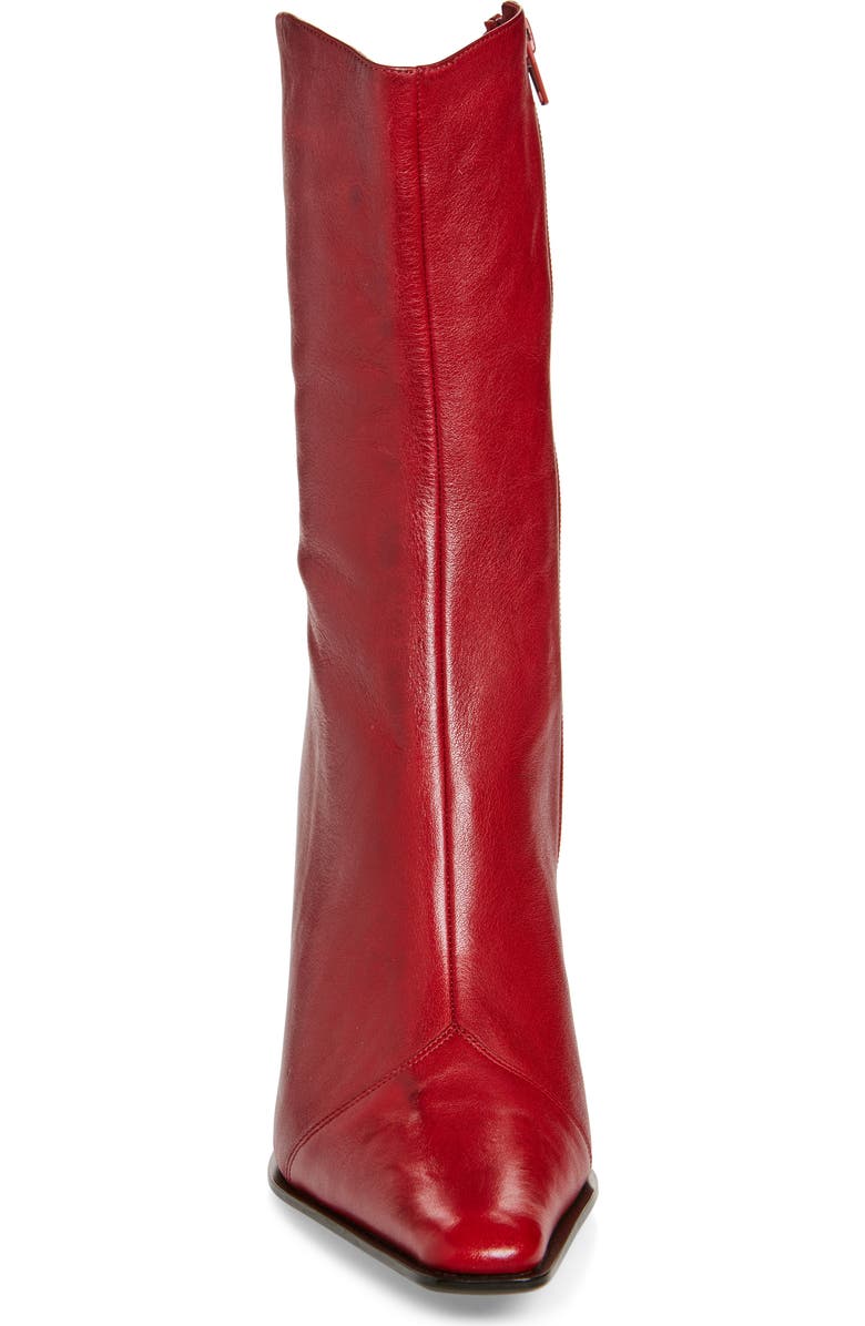 Jeffrey Campbell Be Bold Western Boot, Alternate, color, Red Distressed