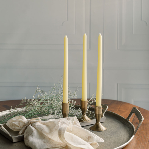 Cg Hunter 3.5" Iron Candleholders In Gold