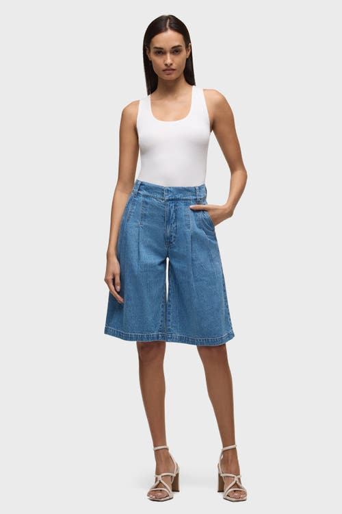 Hudson Jeans Clean Front Pleated Bermuda Short