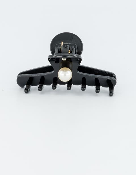 Blanche Pearl Acetate Hair Claw Clip