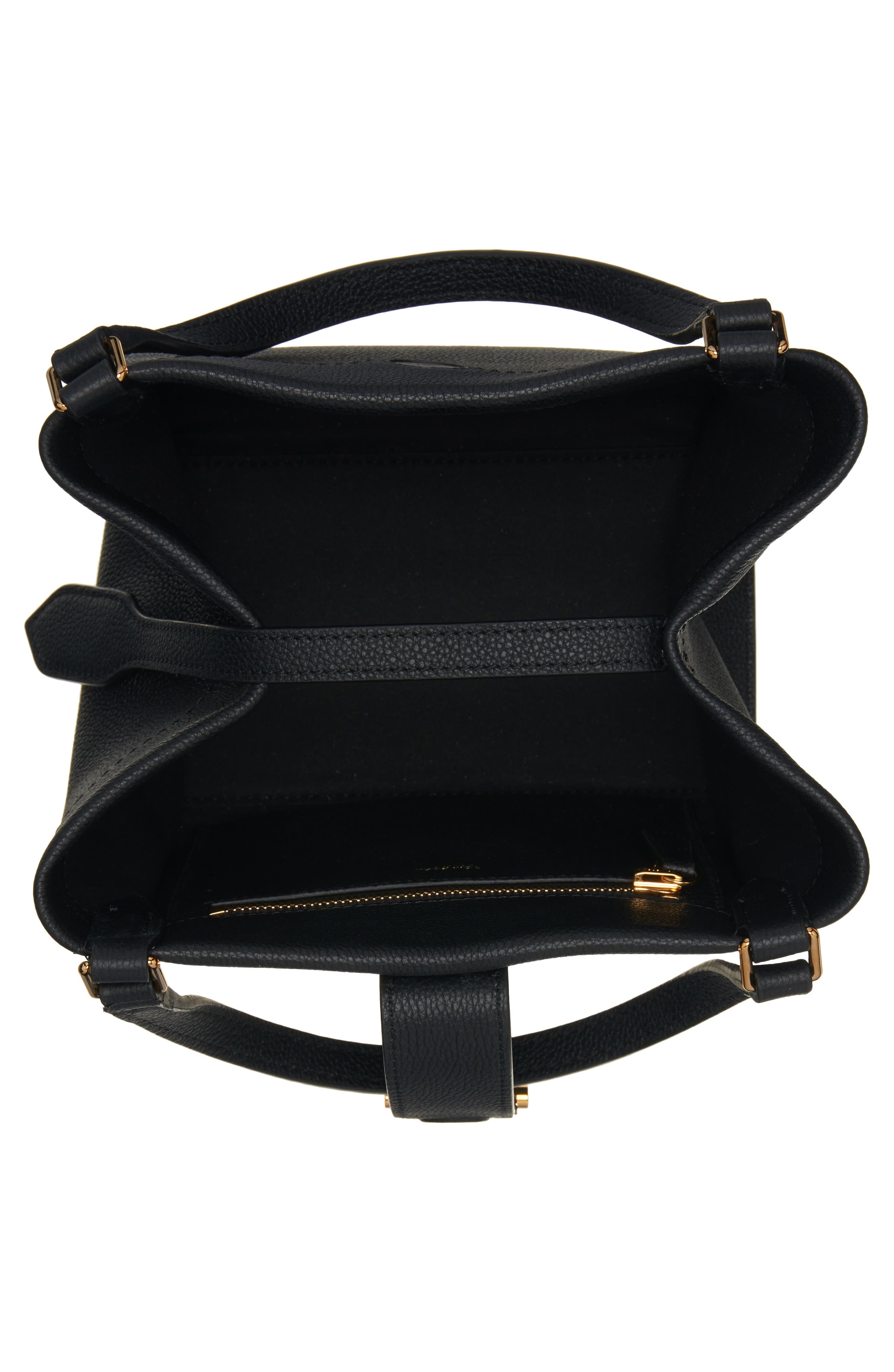 TOM FORD Small Tara Leather Tote, Alternate, color, 