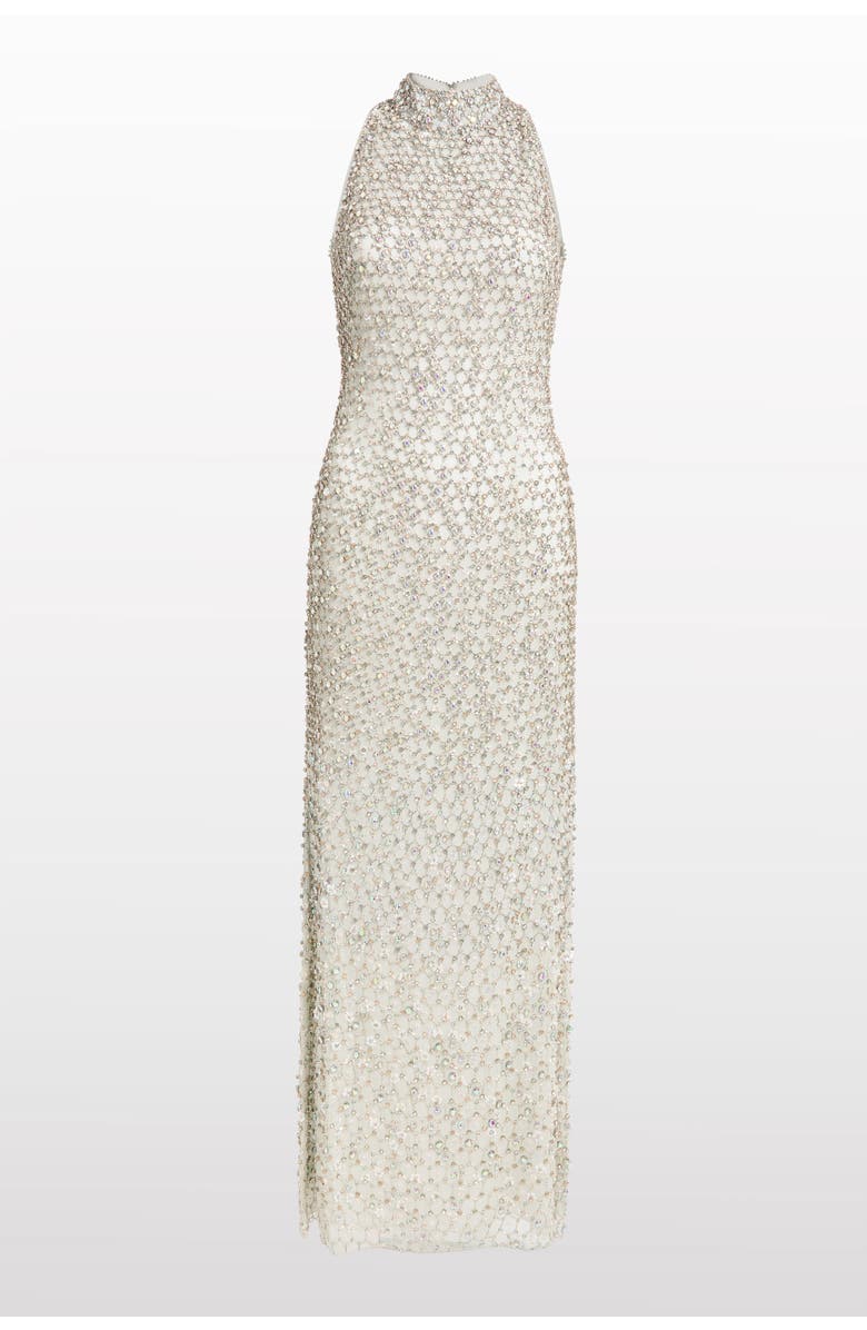 Jenny Packham Juniper Dress, Main, color, Pale Powder