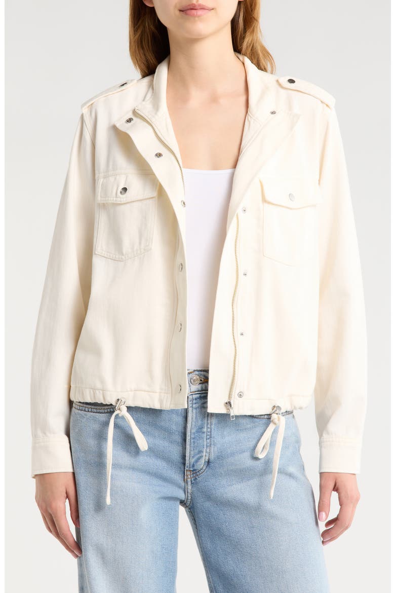 Collins Crop Jacket, Main, color, IVORY
