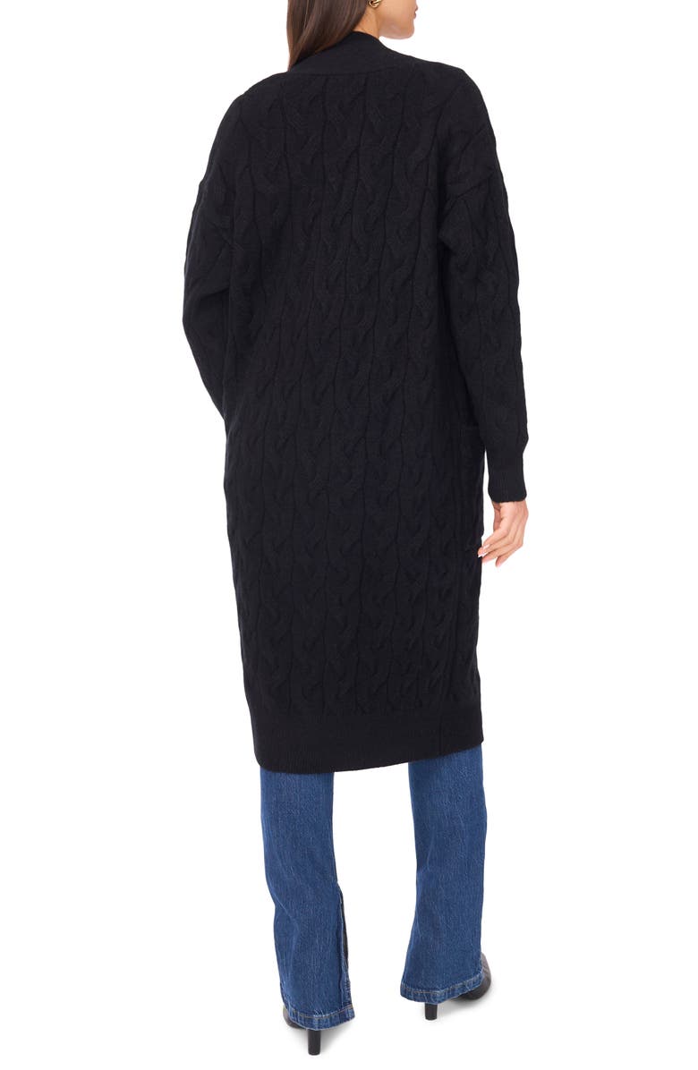 Vince Camuto Open Front Cable Stitch Cardigan, Alternate, color,