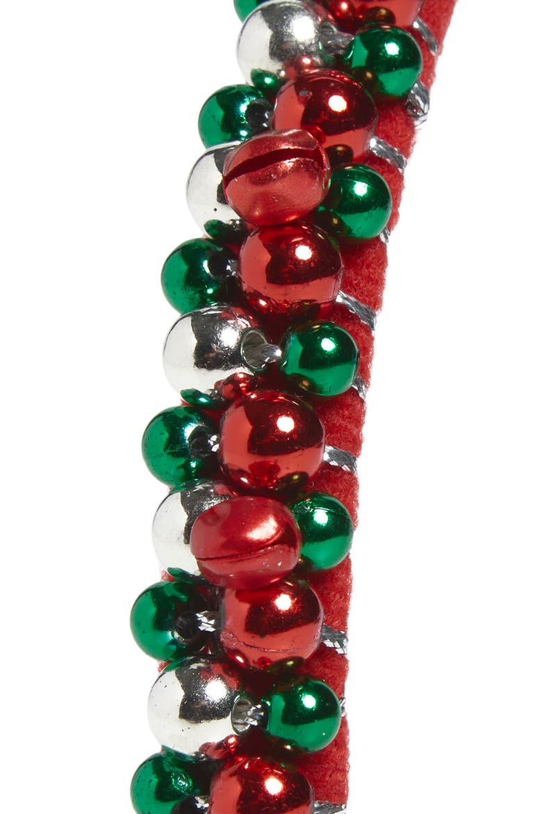 Kids' Jingle Bell Headband, Alternate, color, RED MULTI