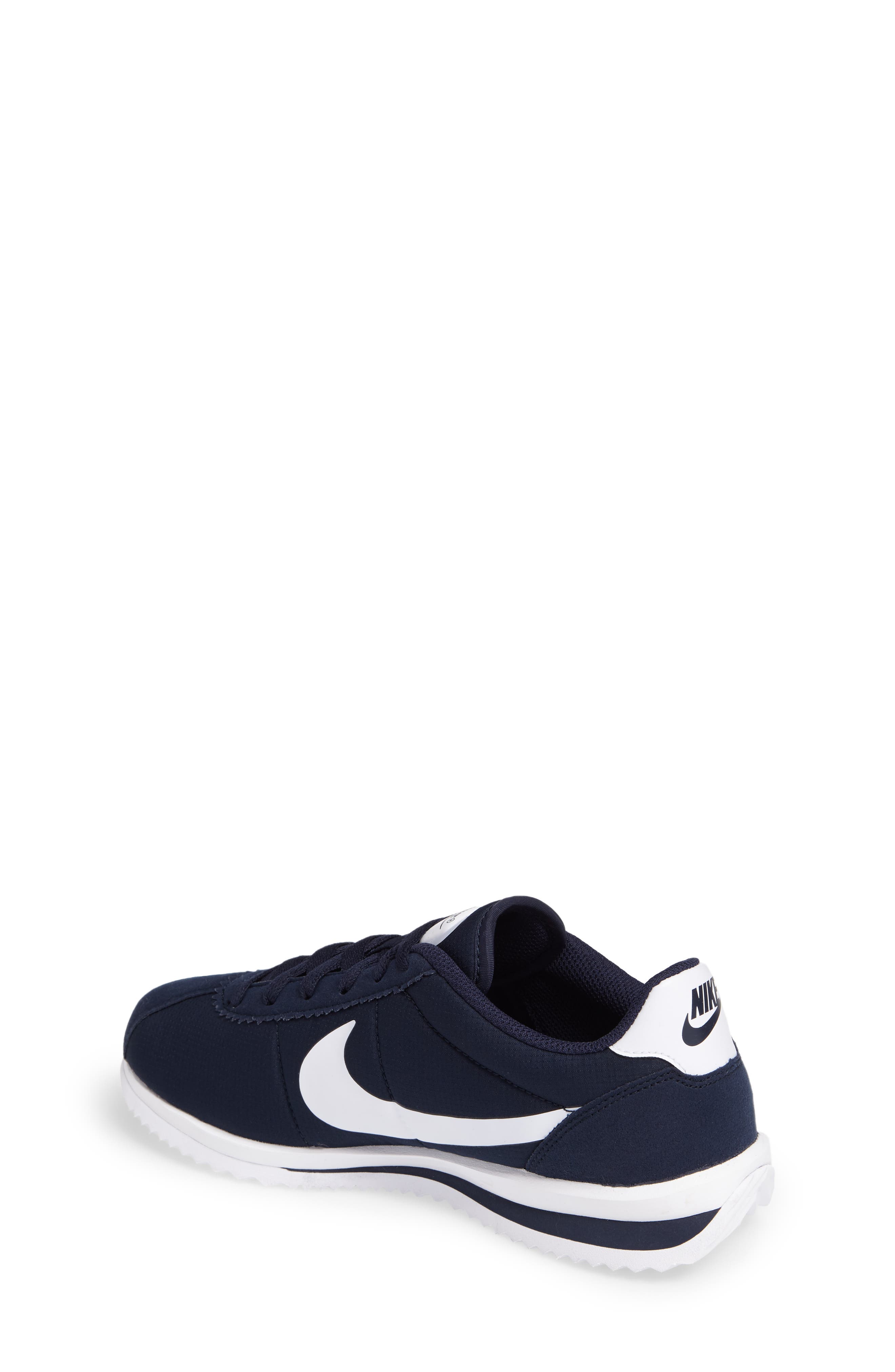 Nike Cortez Sneaker, Alternate, color, Obsidian/ White