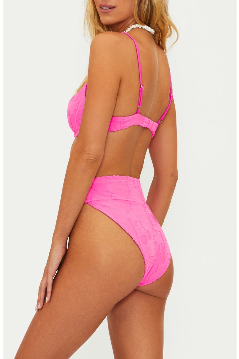 Highway High Waist Bikini Bottoms, Alternate, color, STRAWBERRY