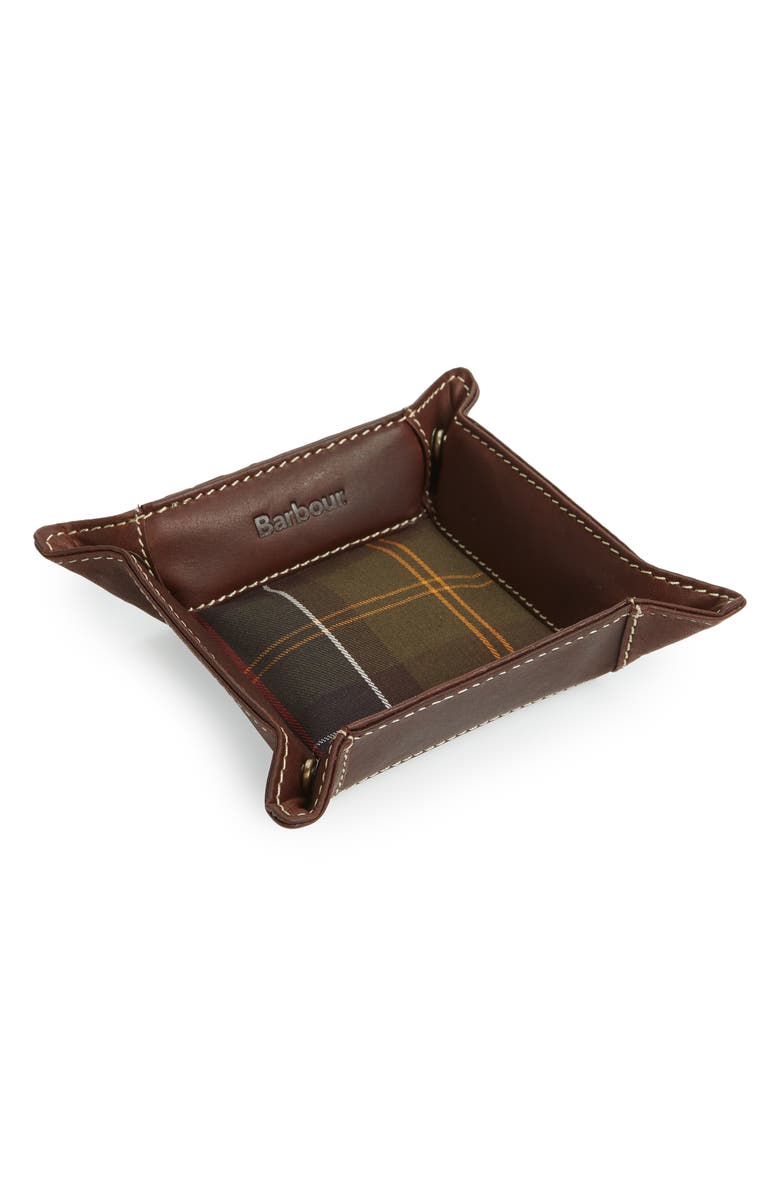 Barbour Leather Valet Tray, Main, color, 