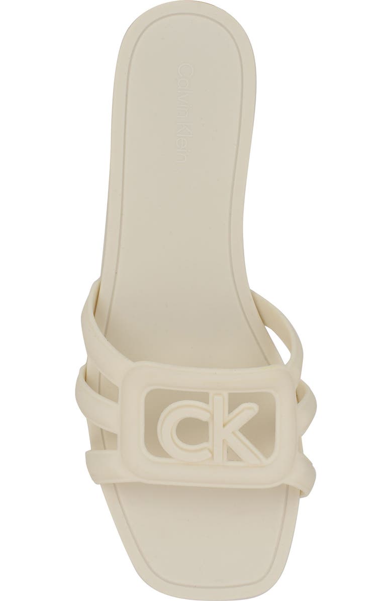 Calvin Klein Yoana Slide Sandal, Alternate, color, White