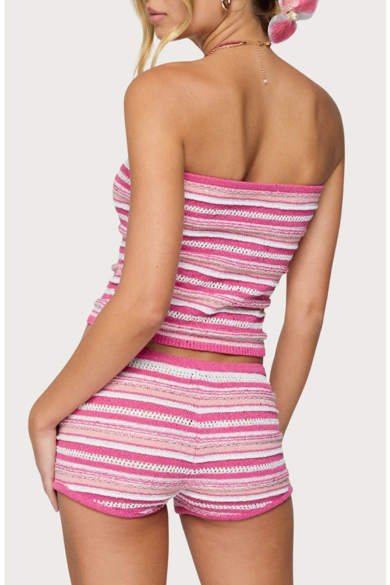 Stripe Knit Strapless Top, Alternate, color, MIX